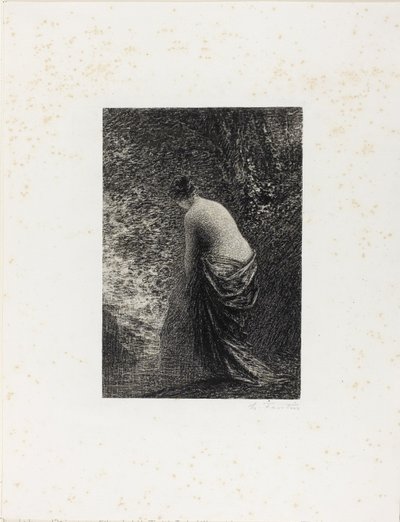 Stehender Badender von Ignace Henri Jean Fantin Latour