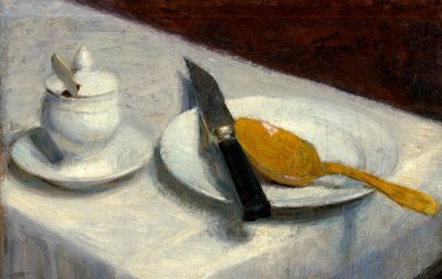 Stillleben mit Senftopf von Ignace Henri Jean Fantin Latour