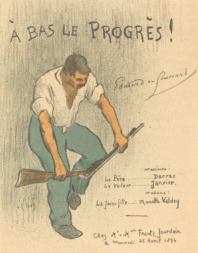 A Bas Le Progrès! von Henri Gabriel Ibels