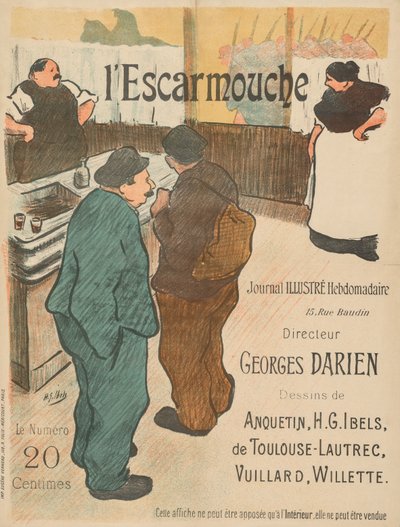Illustration für LEscarmouche von Henri Gabriel Ibels