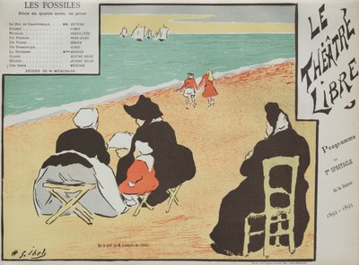 Les Fossiles (Programm vom Théâtre Libre) von Henri Gabriel Ibels