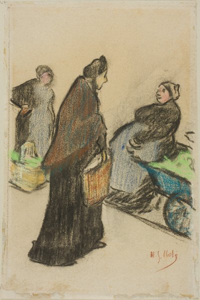 Marktfrauen von Henri Gabriel Ibels