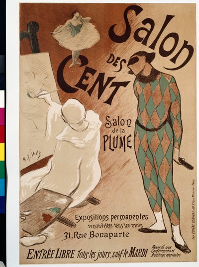 Salon des Cents, 1893 von Henri Gabriel Ibels