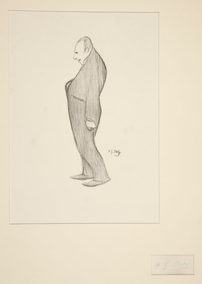 Stehender Mann von Henri Gabriel Ibels