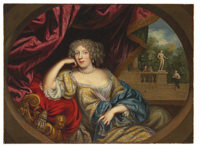 Porträt einer Dame von Henri Gascard
