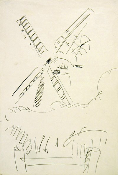 Windmühle von Henri Gaudier Brzeska
