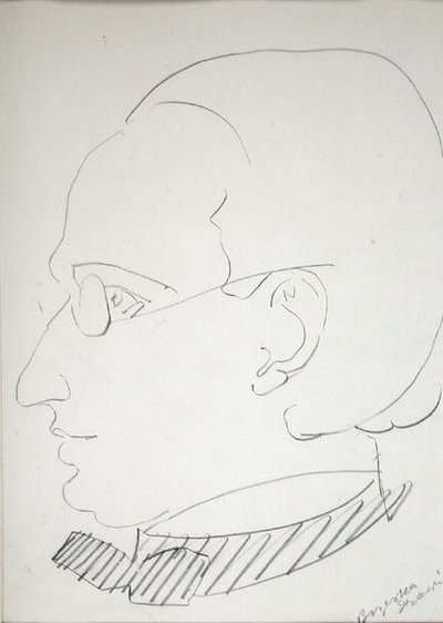 Alfred Wolmark (1877-1961) von Henri Gaudier Brzeska