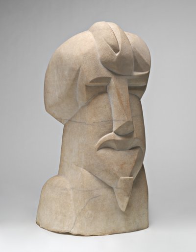 Hieratischer Kopf von Ezra Pound von Henri Gaudier Brzeska