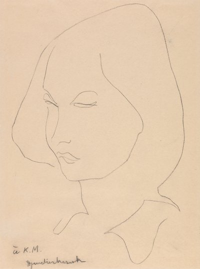 Katherine Mansfield von Henri Gaudier Brzeska