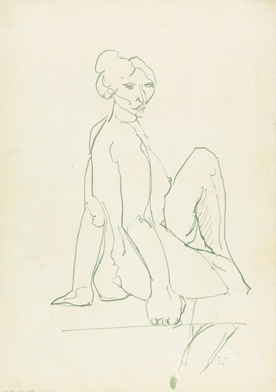 Sitzende weibliche Figur von Henri Gaudier Brzeska