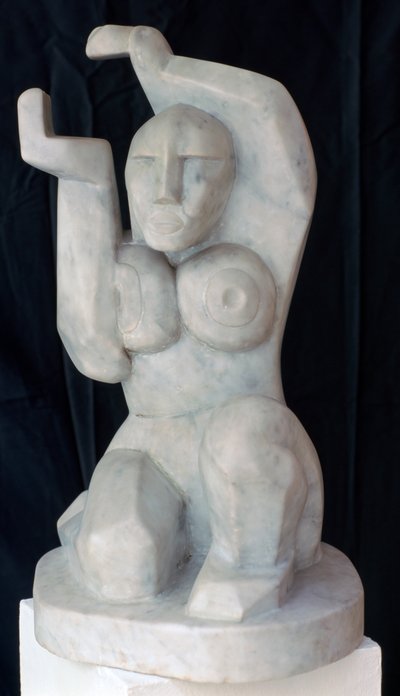 Sitzende Frau, ca. 1911-1915 von Henri Gaudier Brzeska