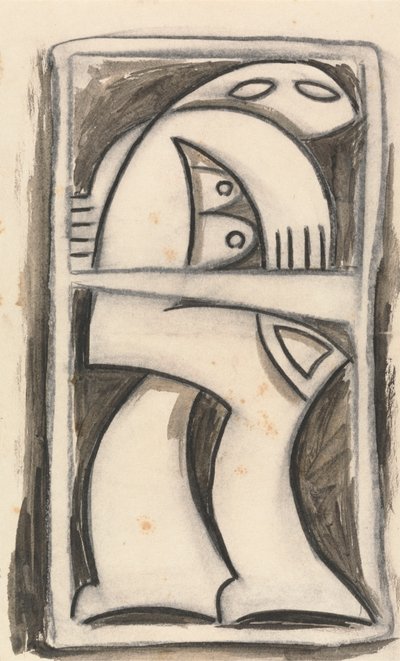 Stehende weibliche Figur von Henri Gaudier Brzeska