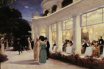 Ein Abend im Pré-Catelan von Henri Gervex