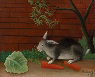 Kaninchen, 1908 von Henri J.F. 1844 1910 Rousseau