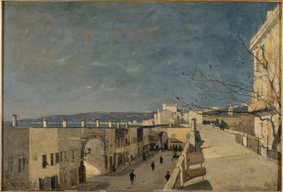 Ein Kai in Nizza, Les Ponchettes von Henri Joseph Harpignies