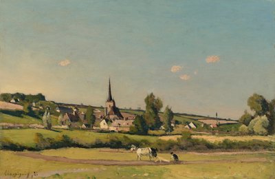 Ansicht von Saint-Privé von Henri Joseph Harpignies