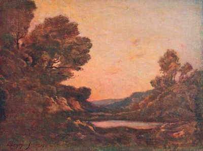 Sonnenuntergang, 1907 von Henri Joseph Harpignies