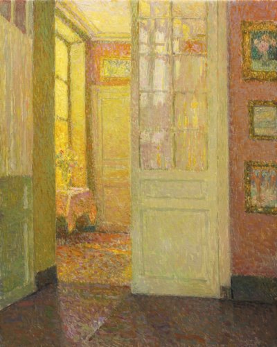 Innenraum. Fensterlicht, 1931 von Henri Le Sidaner