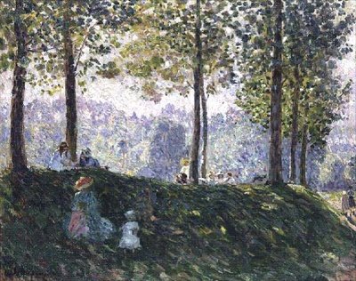 Kinder in einem Park von Henri Lebasque