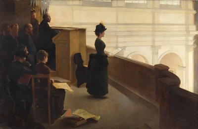 Die Orgelprobe, 1885 von Henri Lerolle