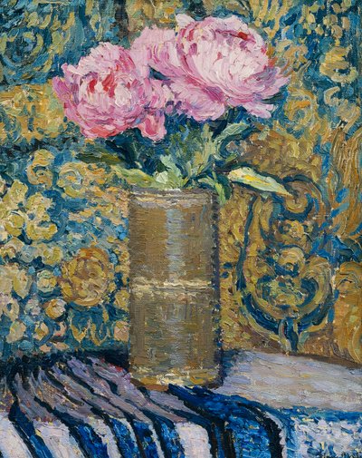 Blumenstrauß aus Pfingstrosen von Henri Martin