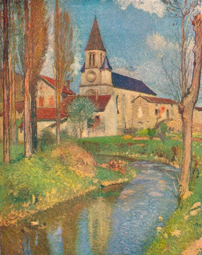 Die Kirche von La Bastide von Henri Martin