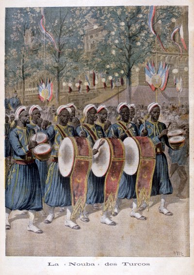 Ein Regiment algerischer Turcos, 1896 von Henri Meyer