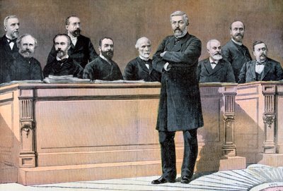 Die französische Regierungsbank, 1891 von Henri Meyer