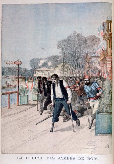 Das Rennen der Holzbeine, 1895 von Henri Meyer