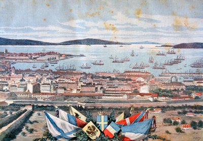 Der Hafen von Toulon, 1893 von Henri Meyer