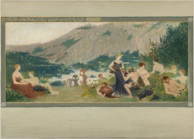 Skizze für das Rathaus von Bagnolet: Herbst von Henri Rachou