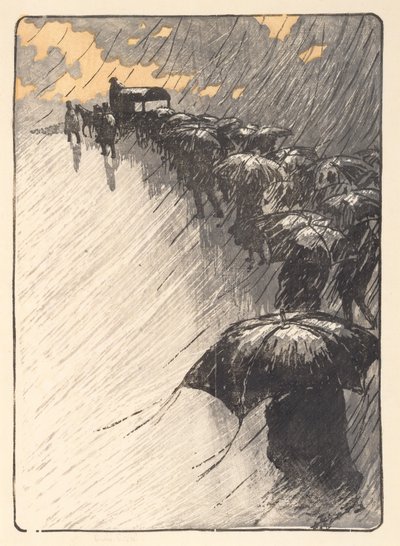 Das Begräbnis in Trestraou von Henri Rivière
