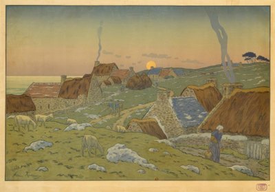 Le Lever de la lune von Henri Rivière
