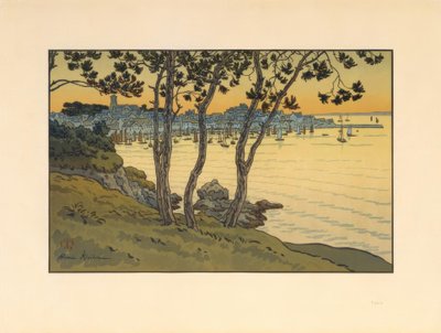 Der Hafen von Douarnenez von Henri Rivière