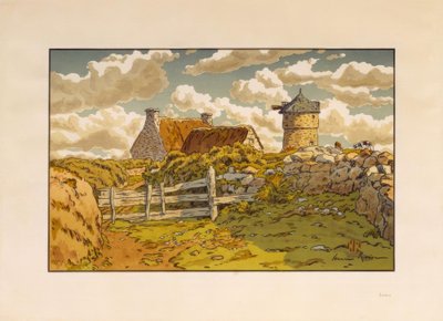 Die alte Mühle in Loguivy von Henri Rivière