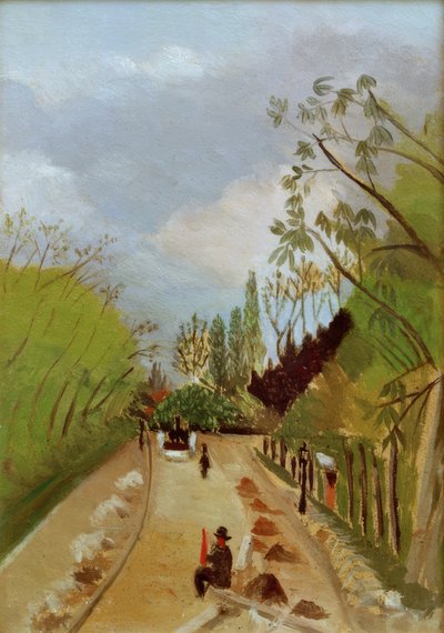 Skizze, Avenue de l’Observatoire von Henri Rousseau