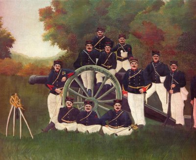 Die Artilleristen von Henri Rousseau
