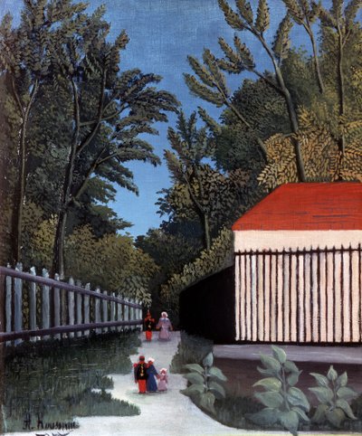 Blick auf den Montsouris-Park, 1910 von Henri Rousseau