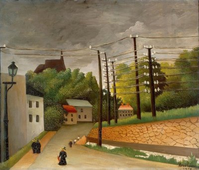 Blick auf Malakoff von Henri Rousseau