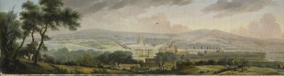 Ansicht der Rückseite eines Palastes von Henri Sallembier