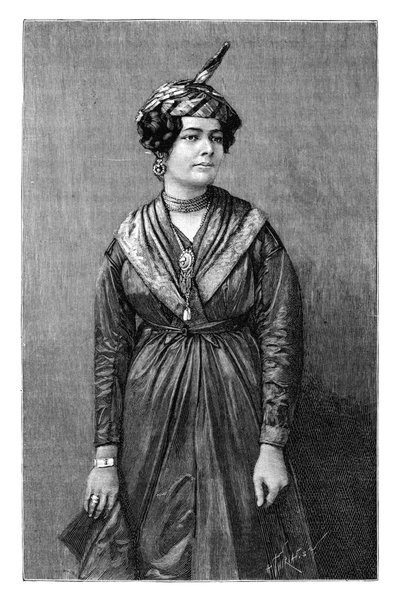 Eine kreolische Frau aus Martinique, um 1890 von Henri Thiriat