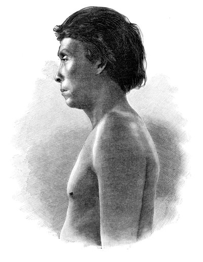 Guatsu-Indianer, Zentralamerika, ca. 1890 von Henri Thiriat