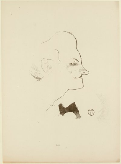 Yvette Guilbert, 1893 von Henri Toulouse Lautrec de