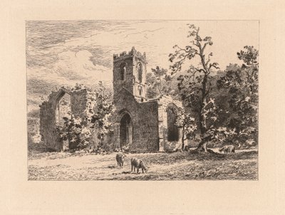 Mount-Grace Abbey von Henri Toussaint
