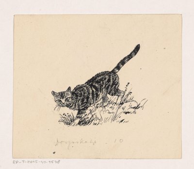 Katze von Henri Verstijnen