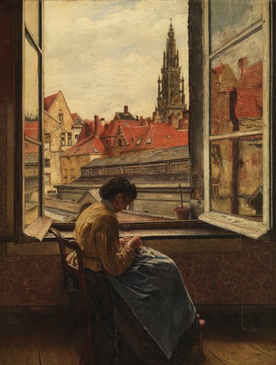 Die Kathedrale von Antwerpen von Henri de Braekeleer