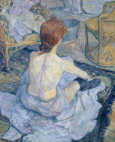 Frau bei ihrer Toilette von Henri de Toulouse Lautrec