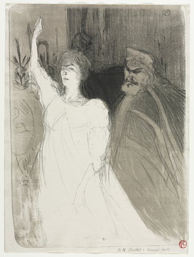 Ein fürstliches Idyll, Clara Ward von Henri de Toulouse Lautrec