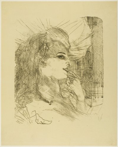 Anna Held, aus Treize Lithographies von Henri de Toulouse Lautrec