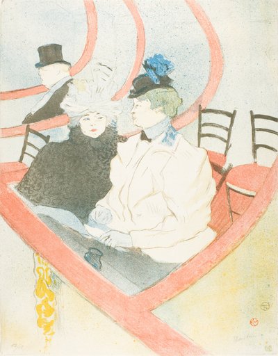 Loge im Grand Tier von Henri de Toulouse Lautrec
